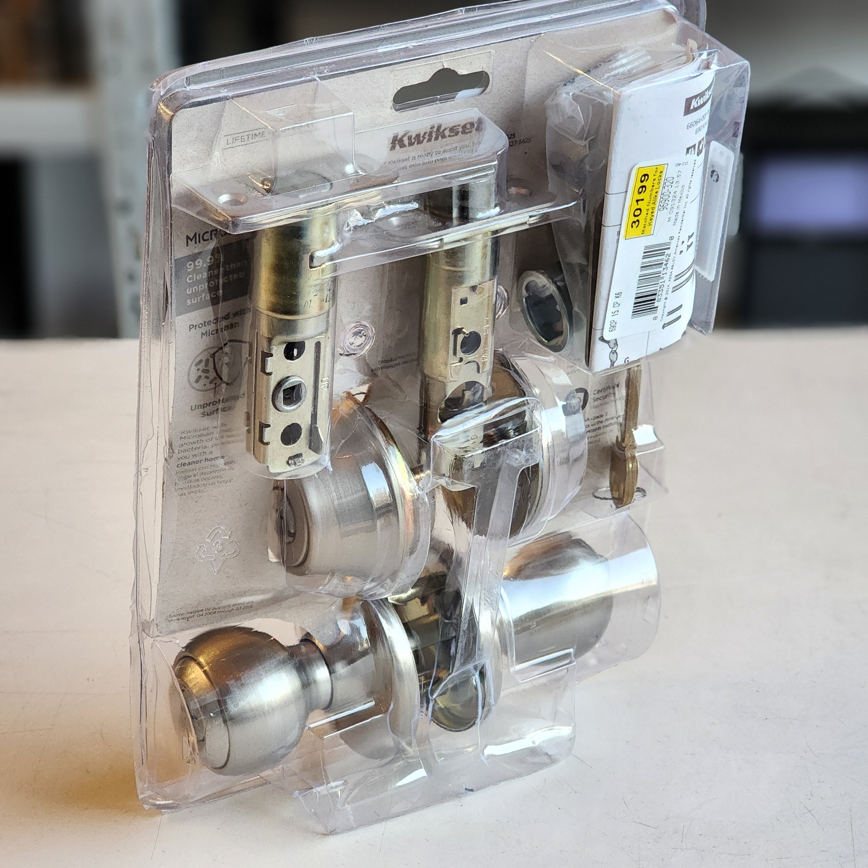 KS SEC POLO COMBO PACK SATIN NICKEL (690P 15 CP K6) KS SEC POLO COMBO PACK SATIN NICKEL (690P 15 CP K6)